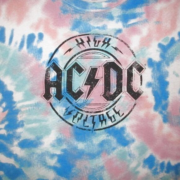 AC/DC High Voltage T-Shirt Size 2XL Distressed Graphic Muscle Sleeveless Rock - Picture 2 of 7